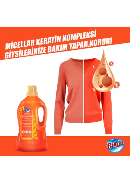 Giysi Şampuanı Canlandırıcı Etki 4L 2'li
