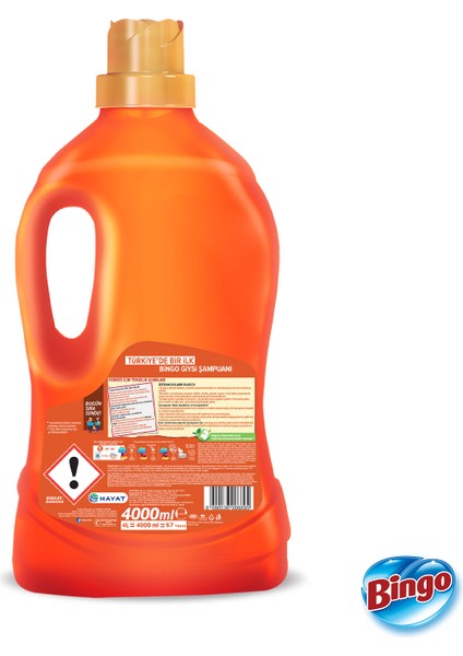 Giysi Şampuanı Canlandırıcı Etki 4L 2'li