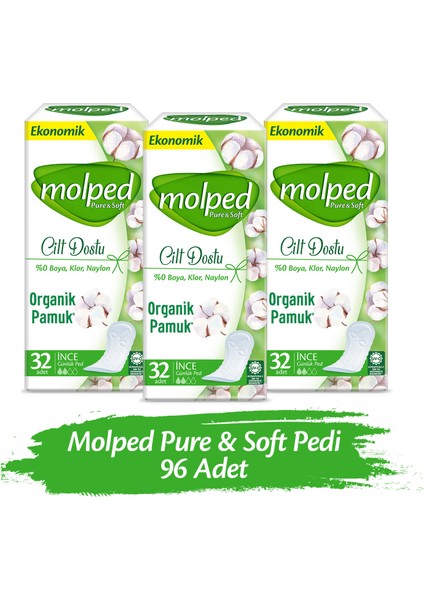 Pure&Soft Günlük Ped 96 Adet