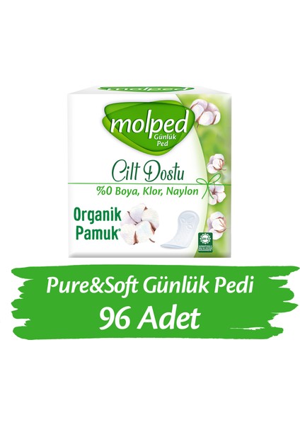 Pure&Soft Günlük Ped 96 Adet