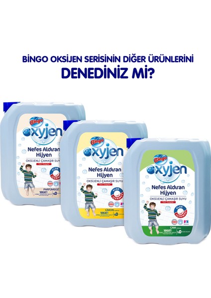 Oksijen Çamaşır Suyu 3,24 Lt Okaliptus 4'Lü