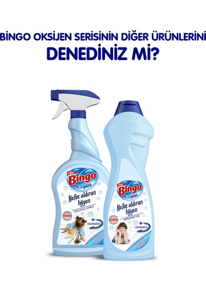 Oksijen Çamaşır Suyu 750 ml Hasas Hijyen Ekonomi Paketi 6'lı