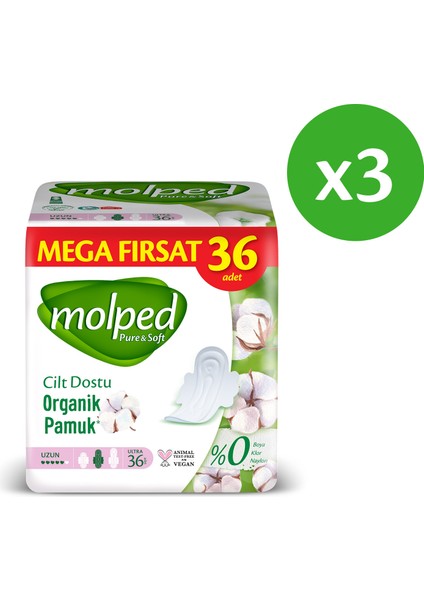 Pure&Soft Uzun Süper Mega 108 Adet