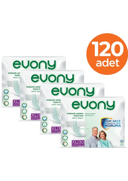 Yetişkin Hasta Bezi Extra Large 120 Adet