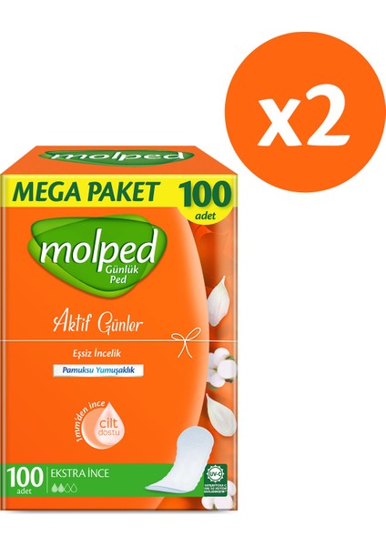 Aktif Günler Günlük Ped 200 Adet modelleri