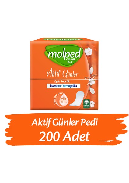 Aktif Günler Günlük Ped 200 Adet fiyatları