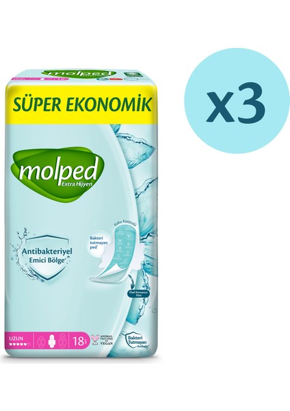 Extra Hijyen Uzun Süper Avantaj Paketi 54 Adet fiyatları