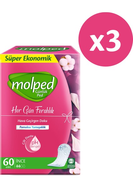 Her Gün Ferahlık Günlük Ped 180 Adet fiyatları