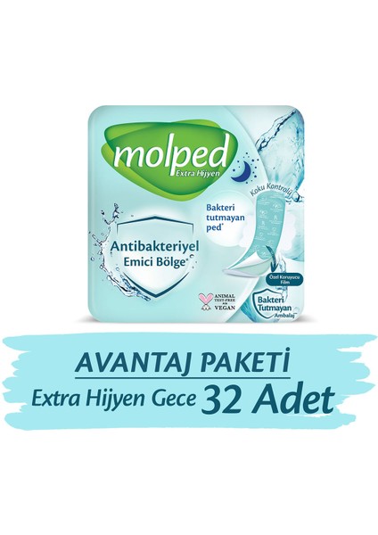 Extra Hijyen Gece Avantaj Paketi 32 Adet