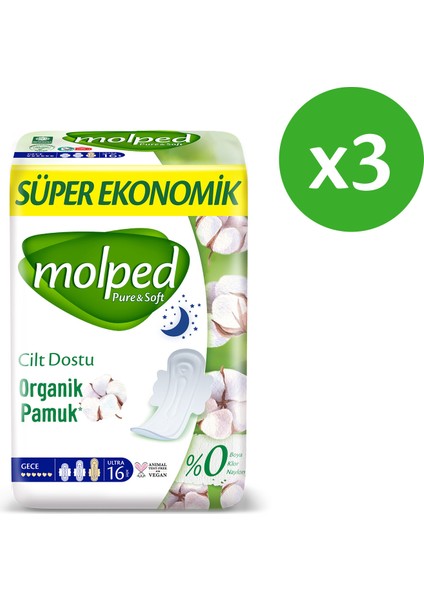 Pure&Soft Gece Süper Avantaj Paket 48 Adet