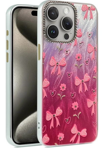 iPhone 15 Pro Max Kılıf Blade Aynalı Desenli Kapak - Desen 3