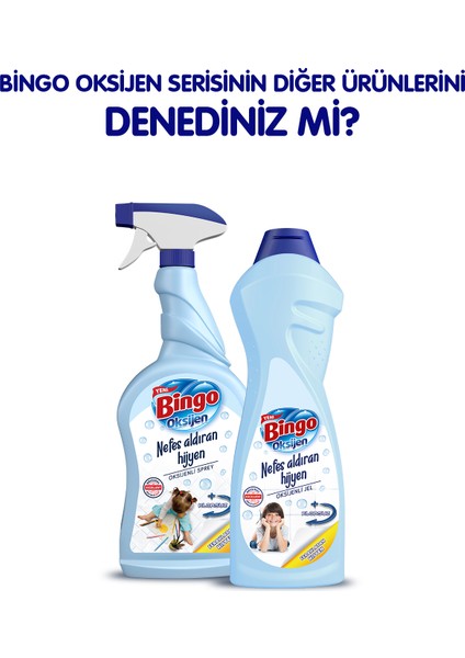 Oksijen Çamaşır Suyu 750 ml Ferahlatan Hijyen Ekonomi Paketi 6'lı