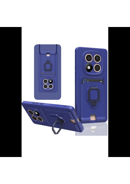 Xiaomi Redmi Note 14 Pro Plus Kılıf Zuma Kartvizitli Yüzüklü Silikon