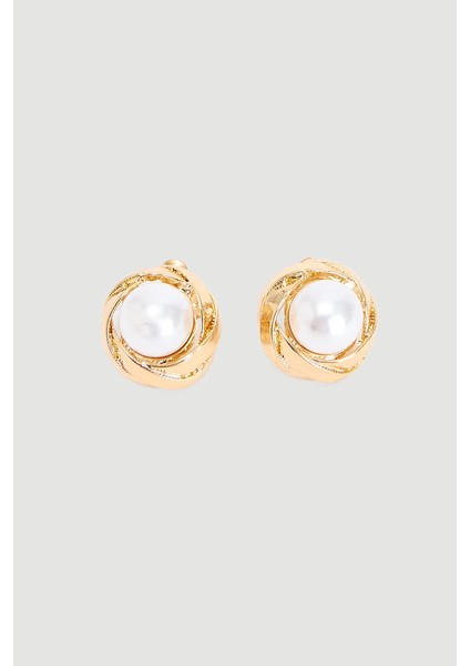 Sarmal Inci Küpe - Gold