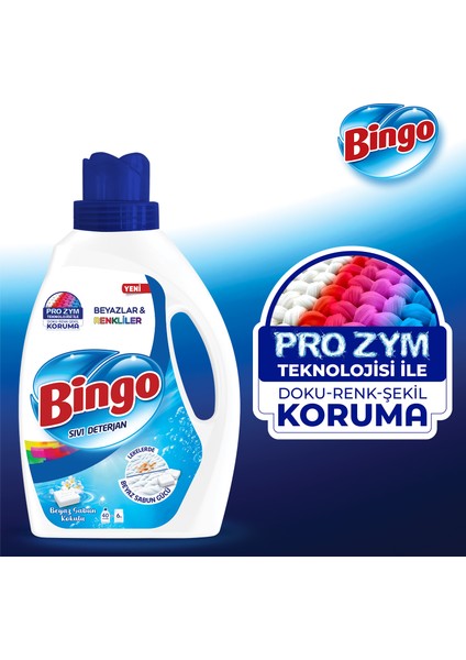 Sıvı Performans Çamaşır Deterjanı Beyaz Sabun 2600 ml 3lü