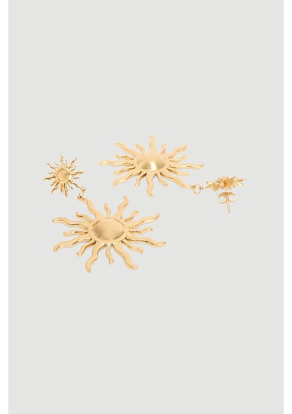 Sallantılı Güneş Küpe - Gold fiyatları
