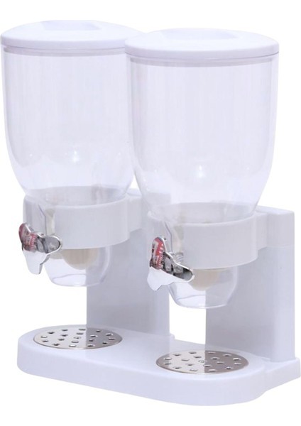 Tahıl Dispenser Gıda Dispenser Gıda Varili Tezgah Beyaz (Yurt Dışından)