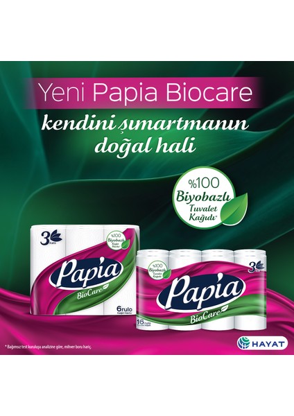 Biocare Tuvalet Kağıdı 48 Rulo (16 Rulo x 3 Paket)