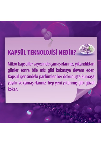 Konsantre Çamaşır Yumuşatıcısı Lavanta 1440 ml x 6 Adet