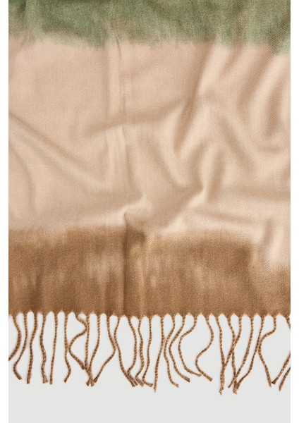 Batik Desenli Şal - Vizon fiyatları