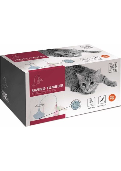M-Pets Swing Interaktif Kedi Oyuncağı Blue fiyatları