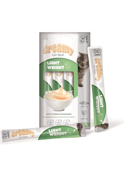 Light Weight Fonksiyonel Creamy Kedi Ödülü 4X15 gr modelleri