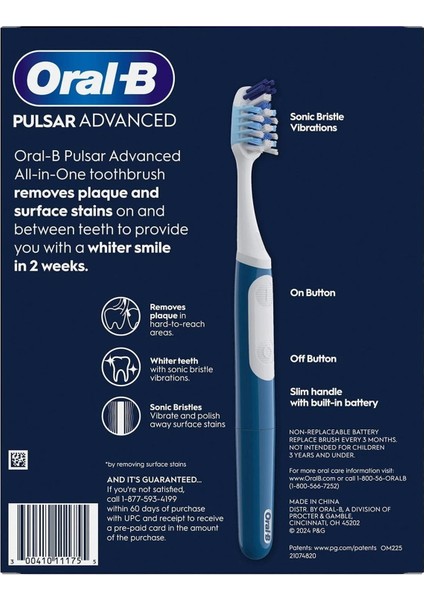 Pulsar Titreşimli Yumuşak Diş Fırçası 4lü Paket fiyatları