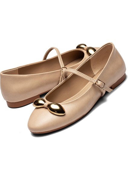 Kadın Fiyonk Tokalı Bantlı Parlak Cilt Deri Babet 2030 modelleri