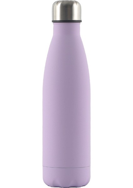 Paslanmaz Çelik Termos Bardak Açık Spor Pot Kola Şişesi Termos Bardak Kauçuk Boya Lavanta Mor (Yurt Dışından) indirimleri