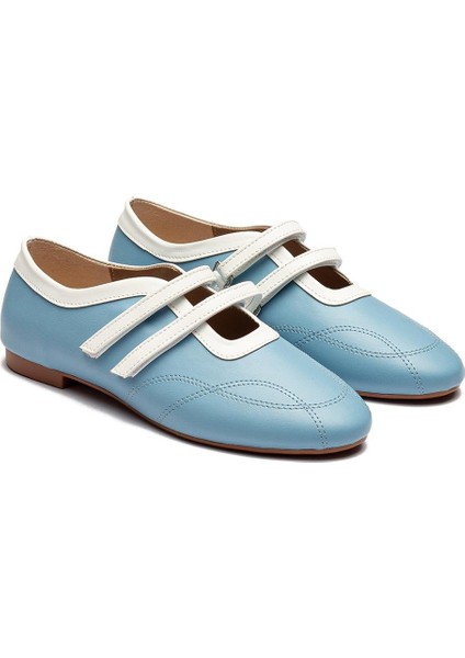 Kadın Cırtlı Bant Tokalı Deri Spor Babet 2010