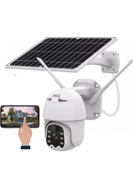 Sim Kartlı 4g Ptz 360 Hareketli Solar Güneş Enerjili 1080P Kamera Türkçe Program Son Sürüm fırsatları