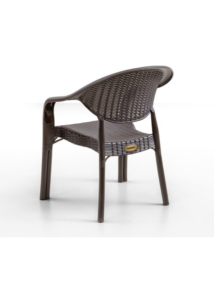 Bamboo 2'li Rattan Sandalye Kahve fırsatları