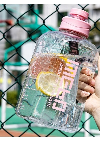 Yaz Yeni Plastik Bardak Spor Büyük Kapasiteli Spor Su Isıtıcısı Taşınabilir Açık Yüksek Sıcaklığa Dayanıklı Ton Ton Su Bardağı Hafif Toz 2.2l (Yurt Dışından) fiyatları