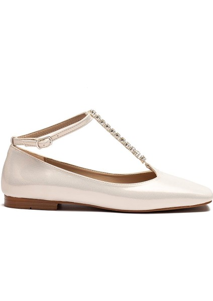 Kadın Taş Tokalı Parlak Babet Ayakkabı 2205 fiyatları