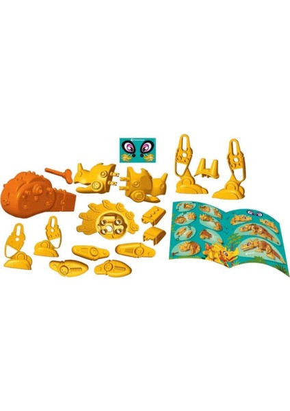 Nessiworld 75074 Robotik Laboratuvarı - Dinobot Triceratops +5 Yaş modelleri