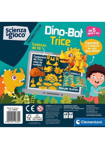 Nessiworld 75074 Robotik Laboratuvarı - Dinobot Triceratops +5 Yaş indirimleri