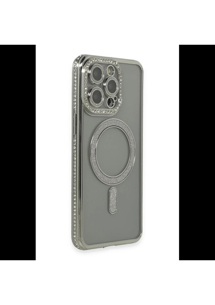 iPhone 15 Pro Kılıf Joke Simli Magneticsafe Kılıf