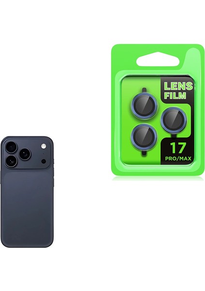 Apple Iphone 17 Pro Max Lopard Cl-07 Lens Koruma Parlak Renkli Kamera Koruyucu