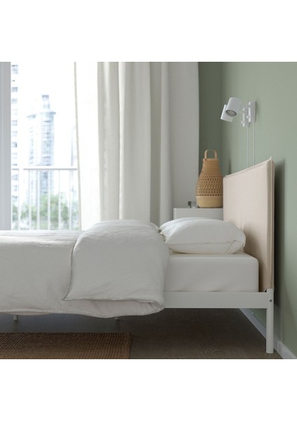 Çift Kişilik Karyola, Beyaz-Bej, 160X200 cm fırsatları