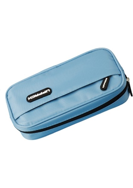 Yüksek Değerli Çift Katmanlı Kalem Kutusu Basit Kalem Kutusu Ilkokul Öğrencisi Kalem Kutusu Büyük Kapasiteli Mavi (Yurt Dışından)