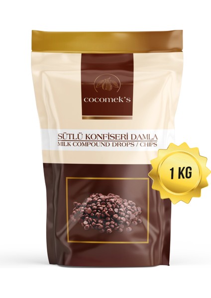Sütlü Konfiseri Damla Drop Konfiseri Çikolata1 kg