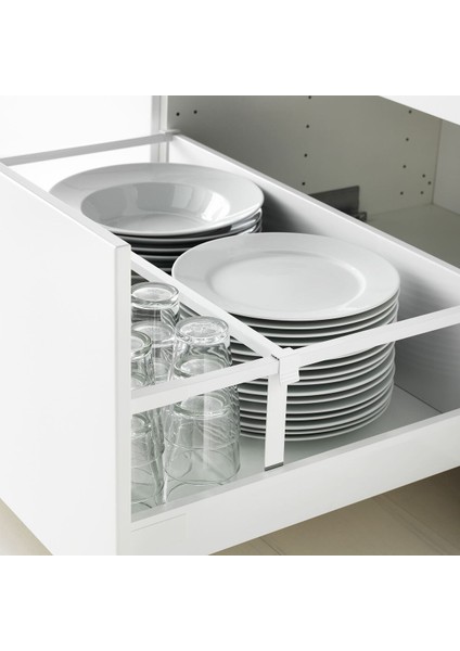 Çekmeceli Alt Dolap, Bodbyn Kırık Beyaz, 80X60 Cm, 4 Çekmeceli fırsatları