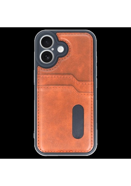 iPhone 16 Kılıf Sara Kartvizitli Deri Kılıf fiyatları