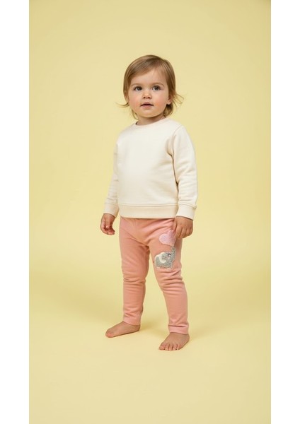 Kız Çocuk Içi Şardonlu Tayt 1-4 Yaş