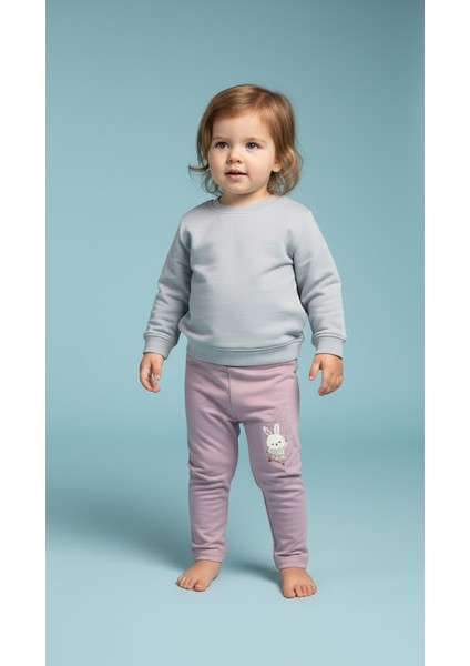 Kız Çocuk Içi Şardonlu Tayt 1-4 Yaş