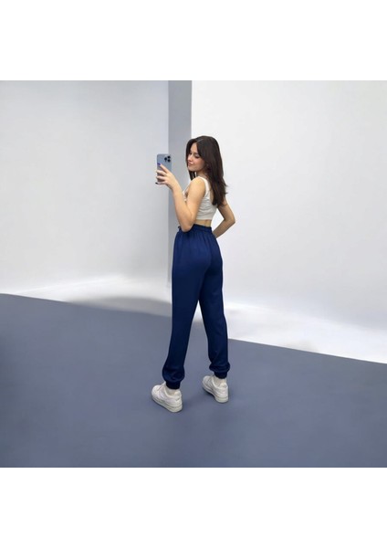 Oysho Modal Kumaş Jogger Kadın Eşofman Altı Iki Cepli Yüksel Bel Spor ve Günlük Kullanım