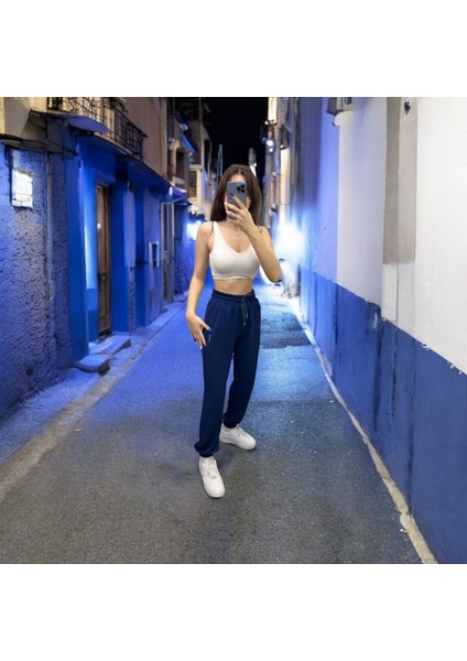 Oysho Modal Kumaş Jogger Kadın Eşofman Altı Iki Cepli Yüksel Bel Spor ve Günlük Kullanım fiyatları