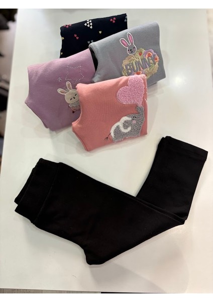 Kız Çocuk Içi Şardonlu Tayt 1-4 Yaş fırsatları