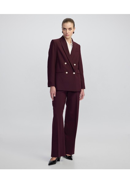 Metal Tokalı Wide Leg Fit Pantolon IW6250003042035