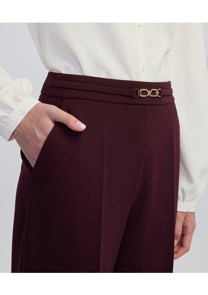 Metal Tokalı Wide Leg Fit Pantolon IW6250003042035 fırsatları